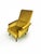Goldenrod Mid-Century Modern Fireside Armchairs with Teak Wood Detailing, 1960s, Set of 2 For Sale - Image 8 of 11