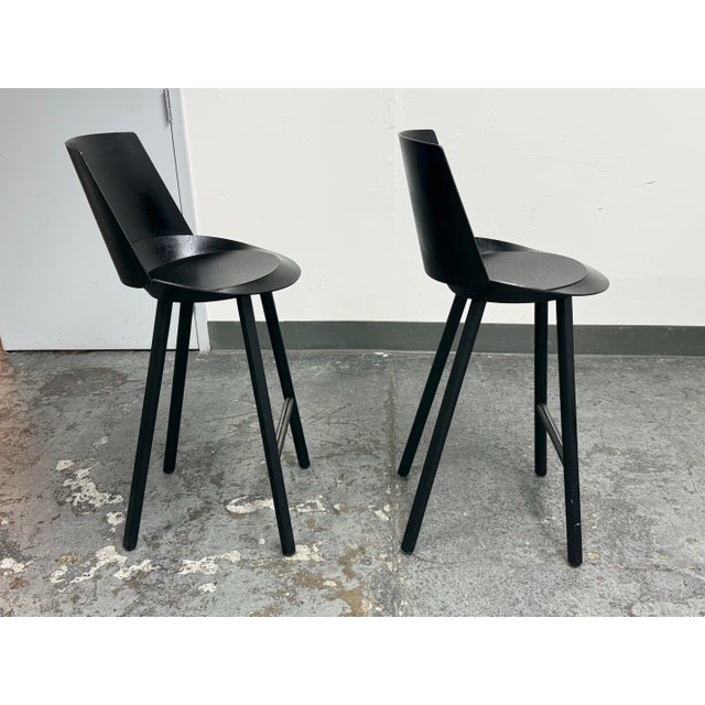 Stefan Diez for E15 Jean Barstools, Pair For Sale In San Francisco - Image 6 of 12