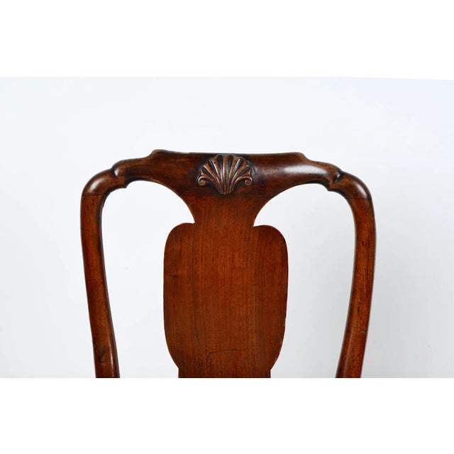 Queen Anne Queen Anne Mahogany Side Chair For Sale - Image 3 of 8