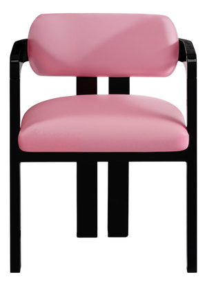 Vértigo Dining Chair in Pink Velvet from Moanne
