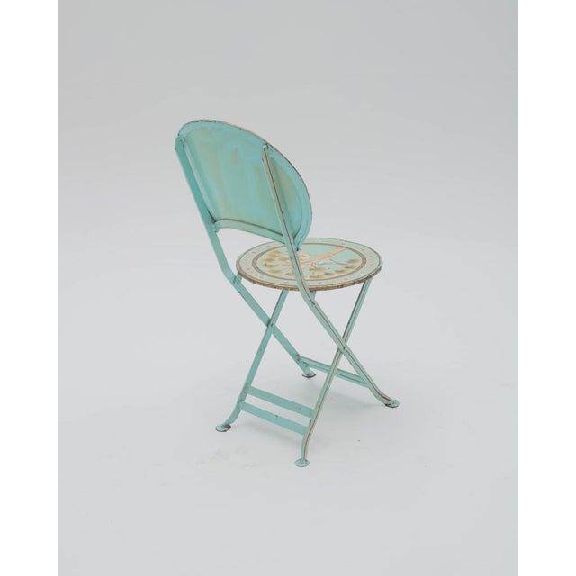 Folk-Art-Style Folding Chairs, 1940s, Set of 2 For Sale - Image 14 of 16