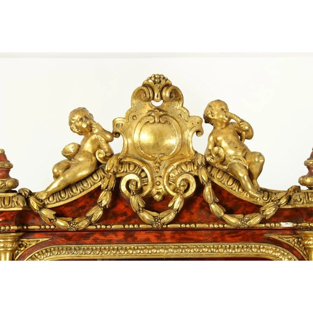 French Louis XIV Style Vitrine Cabinet, 19th C. For Sale - Image 3 of 7