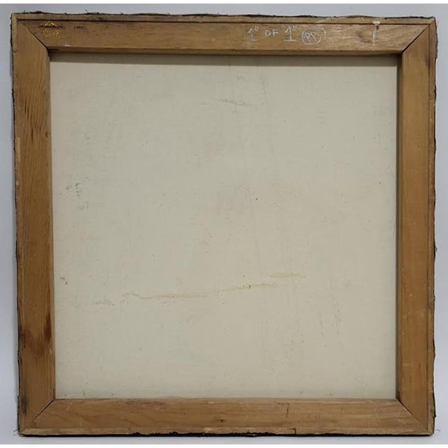 Judaica Ritual Hand Washing Oil Painting - Man by Stream For Sale In Las Vegas - Image 6 of 6