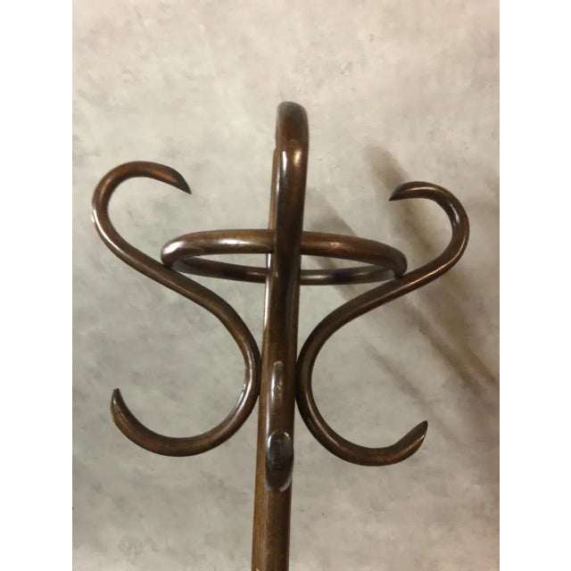 Wood Coat Rack in the Style of Thonet, 1960s For Sale - Image 7 of 9