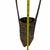 Vintage Asian Woven Bamboo Wine Caddy Basket For Sale - Image 4 of 11