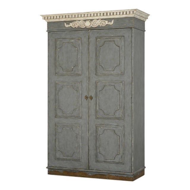 Tara Shaw for Century Furniture Fountainebleau Wardrobe (Aged Slate) For Sale