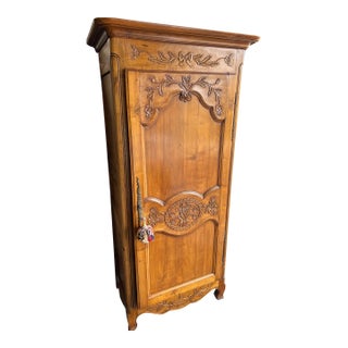 Smaller Antique French Cupboard Armoire For Sale