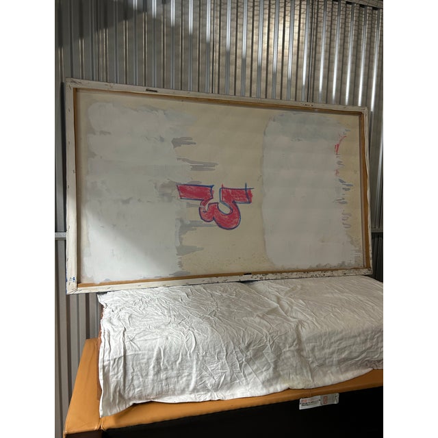 Pink Large Original Stephan Shrem Painting of New York City For Sale - Image 8 of 11