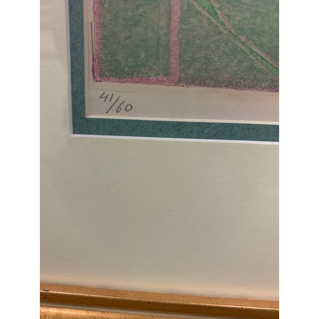 1960s Alfred Salve Signed Block Print For Sale In Chicago - Image 6 of 9