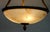 Brass Pendant Light with Marbled Glass Shade, 1950s For Sale - Image 4 of 9