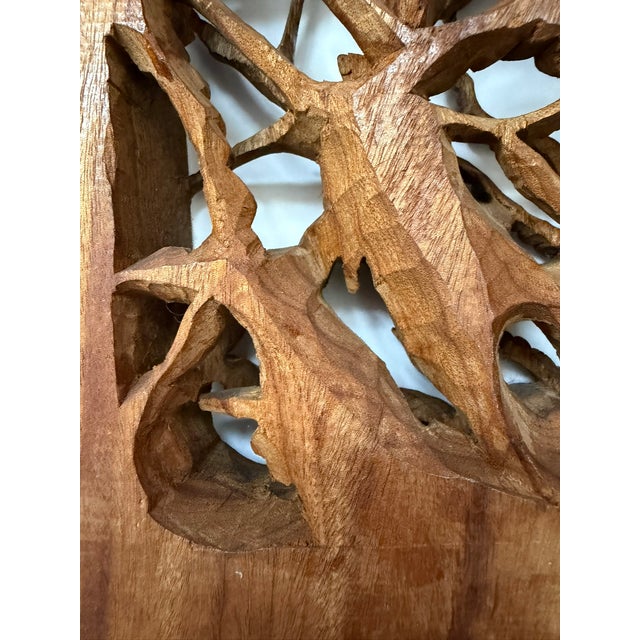 Sea Creatures 3 Dimensional Wood Carving For Sale - Image 16 of 17