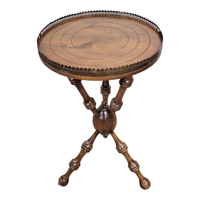 Vintage Side Table Plant Stand For Sale