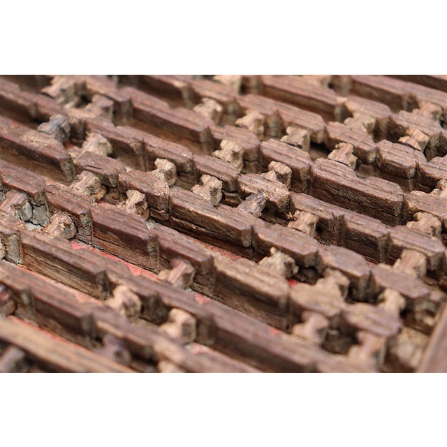 Antique Hand-Carved Wooden Mashrabiya, 1890s For Sale - Image 13 of 18