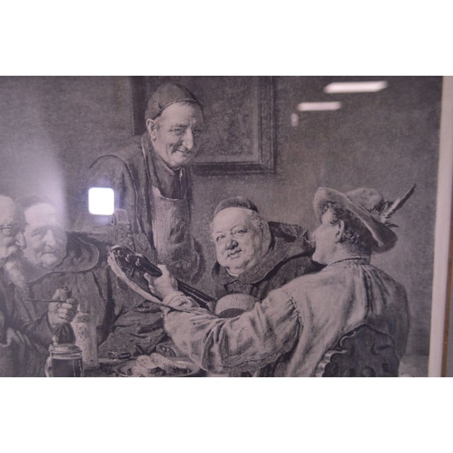 After E. Grutzner "The Song" Photogravure Custome Period Frame For Sale - Image 10 of 13