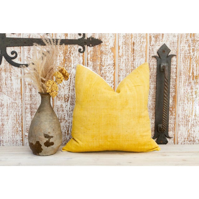 Textile Farid Organic Silk Pillow For Sale - Image 7 of 8