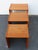Wood Danish Modern Waterfall Teak Wood Veneer Nesting Side End Tables 3pc Set 6650 For Sale - Image 7 of 15