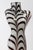 Striking large vintage art glass vase sculpted in the form of a stylized woman’s bust. The vase features a dramatic white...