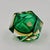 Geometric Emerald Green Murano Glass Sommerso Vase by Flavio Poli, Italy, 1970s For Sale - Image 6 of 12