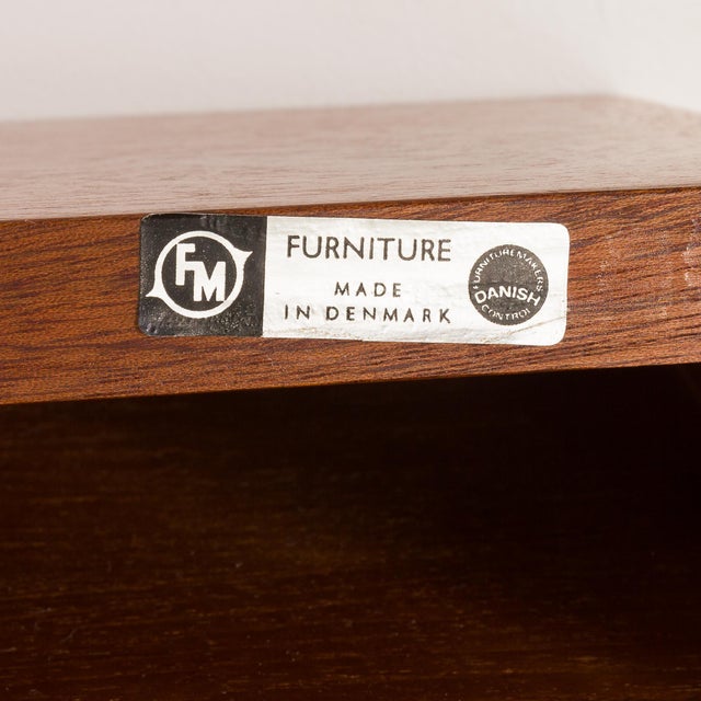 Vintage Danish Teak Shelving Unit by Kai Kristiansen for FM Møbler, 1960s For Sale - Image 10 of 11