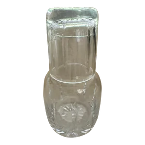 Crystal Bedside Bottle Carafe Set