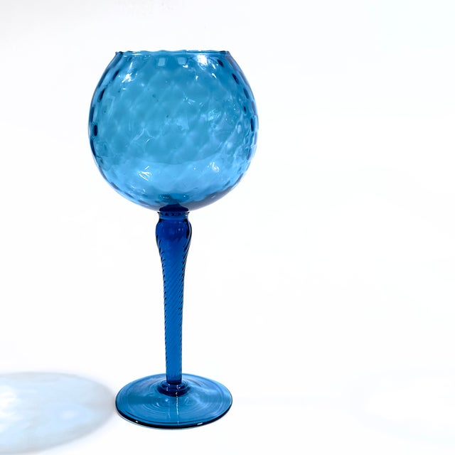 Mid-Century Empoli-Attributed Glass Vessel Color Sampler Curation - Group of 4 For Sale - Image 10 of 18