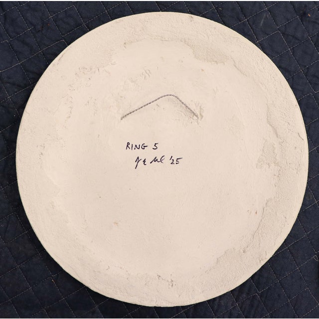 Contemporary 2025, Ring 5, Contemporary Minimalist, Concrete Sculpture, Artist Joe Segal For Sale - Image 3 of 3