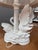 Vintage Porcelain Swan Table Lamp, 1970s For Sale - Image 4 of 6