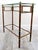 1950s Mid-Century French Glass Top Faux Bamboo Wood and Brass Side Table Attributed to Maison Baguès For Sale - Image 5 of 18