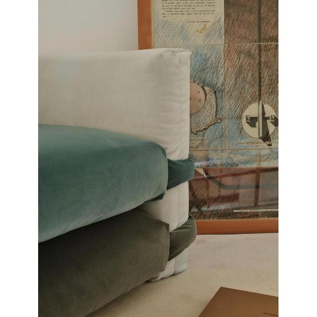 Pillow Sofa in Velvet by Muller Van Severen for BD Barcelona For Sale - Image 10 of 18