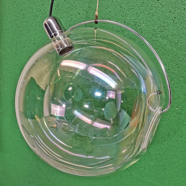 Sona Globe Sphere Pendant Lamp from Lumenform, 1970s For Sale - Image 4 of 9