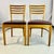 1940s Vintage Art Deco Italian Honey Stained Maple Back Slat Dining Chairs - Set of 6, After Gio Ponti For Sale - Image 9 of 13