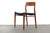 Wood Single Moller Desk Chair Model 75 in Teak and Black Leatherette For Sale - Image 7 of 7