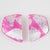 Anne and Frank Vigneri Pink and Silver Foil Resin Clip Earrings For Sale - Image 4 of 6