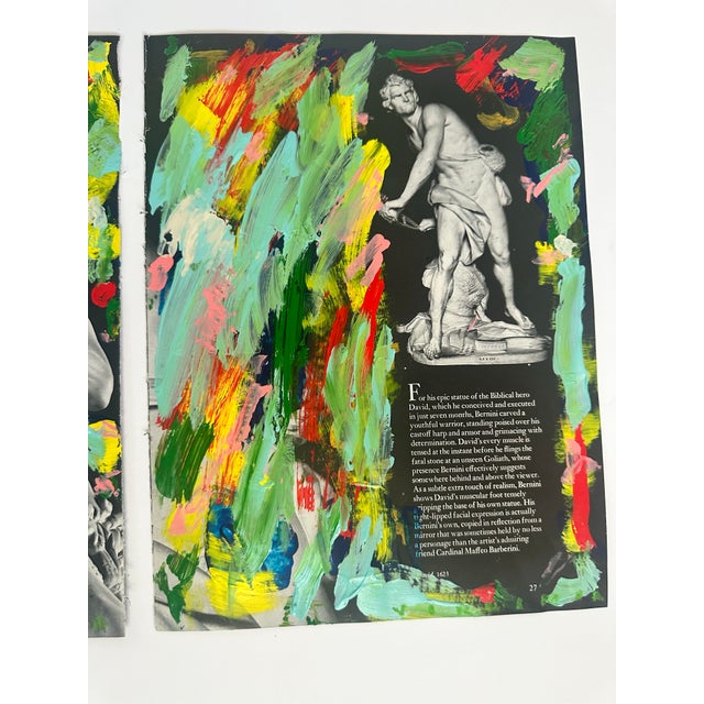 Virginia Chamlee Abstract Paintings by Virginia Chamlee, a Pair For Sale - Image 4 of 4