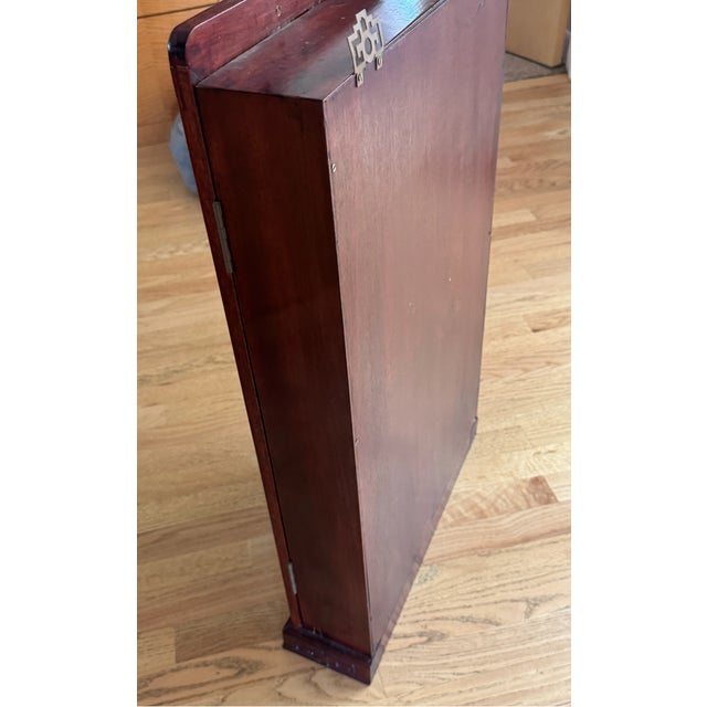Mid 20th Century Chinese Rosewood Curio Display Cabinet For Sale - Image 9 of 16