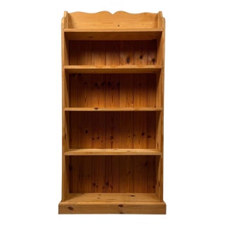 20th Century Pine Open Bookcase For Sale