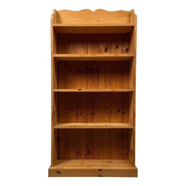 20th Century Pine Open Bookcase For Sale