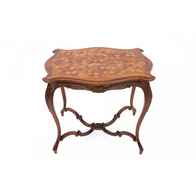 Small Antique French Side Table, 1890 For Sale - Image 3 of 11