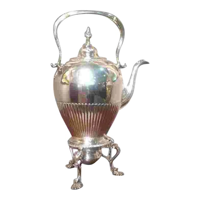18th Cent. British Sterling Kettle by Ebenezer Coker For Sale
