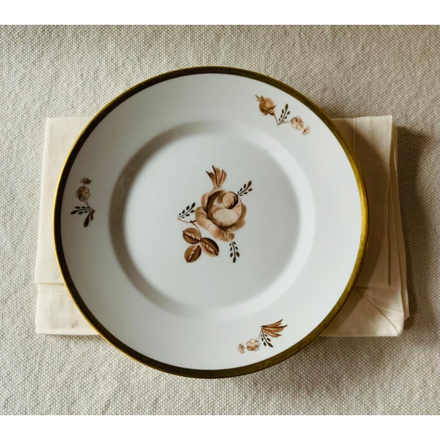 1960s Royal Copenhagen Brown Rose Breakfast Set For Sale - Image 4 of 18