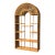 1970s Vintage Coastal Wicker Étagère Display Shelf Bookcase For Sale