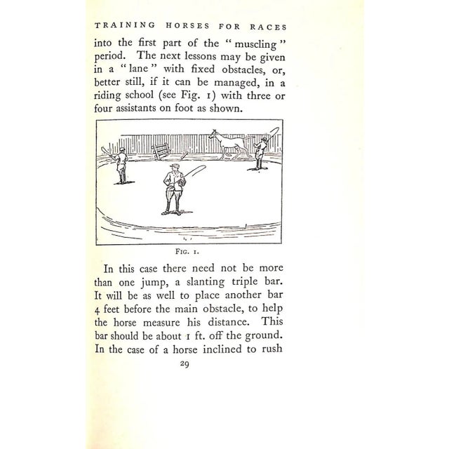 "Training Horses for Races: A Handbook for Amateur Beginners" 1928 Meredith, Captain g.w.l. For Sale - Image 4 of 5