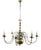 Flemish Brass 8-Armed Chandelier For Sale