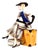 Goldscheider Vienna Lady Sitting on Suitcase by Stephan Dakon, 1930s For Sale