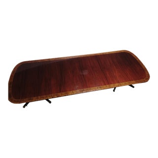 Mahogany Expendable Dining Room Table For Sale
