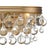 Crystorama Calypso 3-Light Teardrop Vibrant Chandelier Crystorama Calypso 3-Light Teardrop Vibrant Chandelier