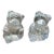 1980s Exquisite Pair of Signed Steuben Ny Crystal Bear Figurines For Sale