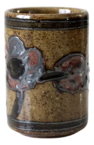 Mid-Century Otagiri Japanese Stoneware Cup Vase