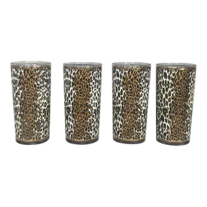 Vintage Culver High Ball Cocktail Glassware Set of 4