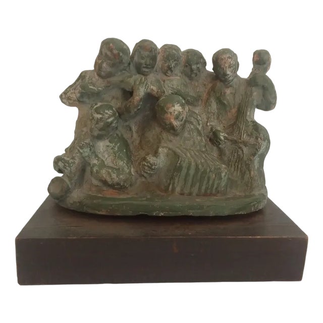 Terracotta Sculpture by Vittore Callegari, 1950s For Sale